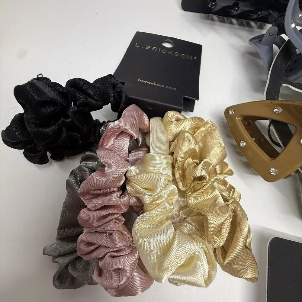 Noir & L Erickson 7 Packs Set Large Hair Accessory Lot 25 Piece Total Bundle New